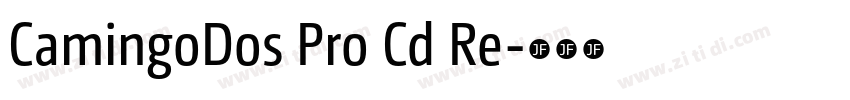 CamingoDos Pro Cd Re字体转换 CamingoDos Pro Cd Re字体转换